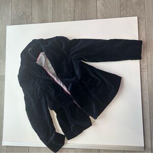 Talbots Navy Velvet Blazer Jacket